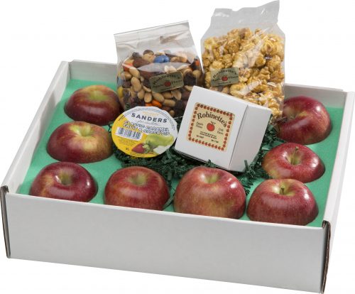 Apple Gift Box with Snacks