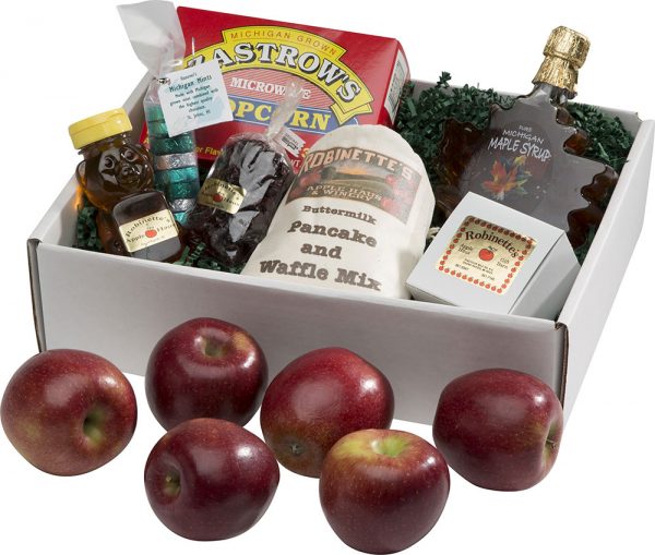 Taste of Michigan Gift Box with 12 Apples (Does not ship to Arizona