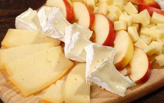 Apples and cheese