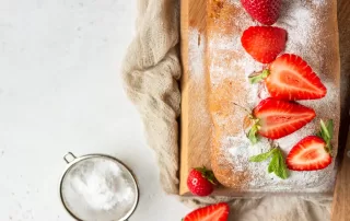 strawberry bread dessert